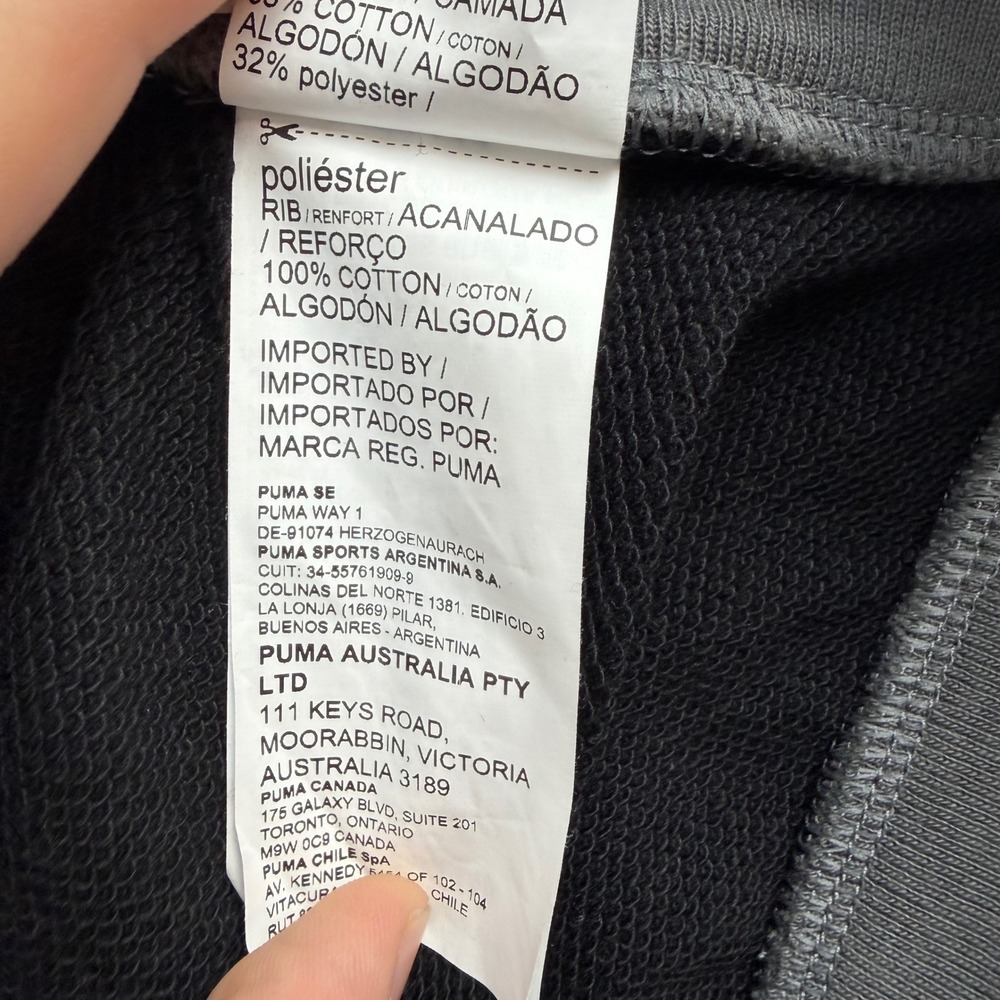 Puma Skort Womens XL Black French Terry Athletic Logo 585915-51 - Picture 6 of 11